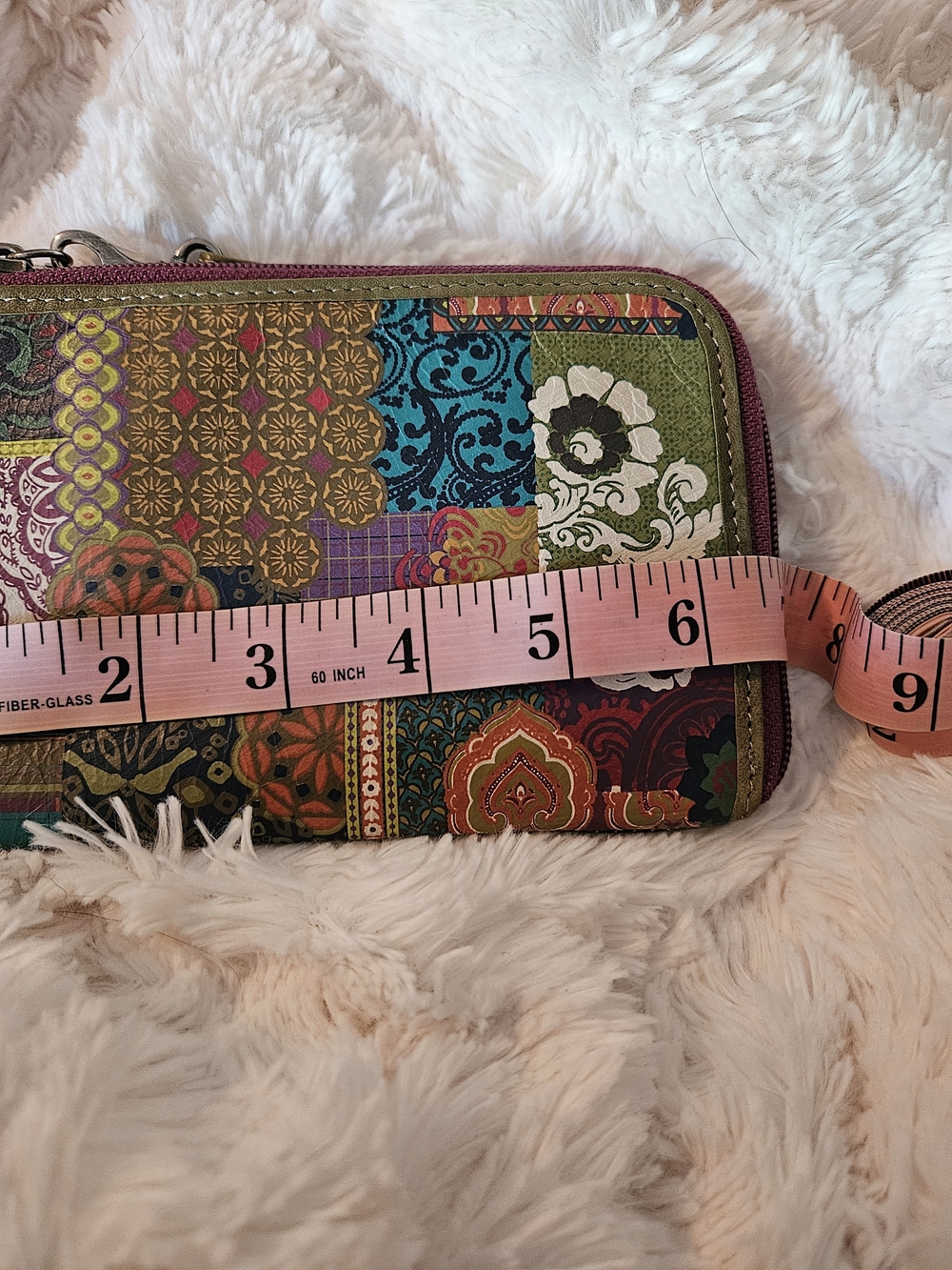 Fossil✨️Patchwork Wristlet Wallet - Vintage - Picture 8 of 10